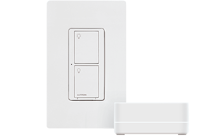 Light dimmer kit with a smart bridge, in-wall switch, Pico Smart Remote and 1 wallplateLight dimmer kit with a smart bridge, in-wall switch, Pico Smart Remote and 1 wallplate