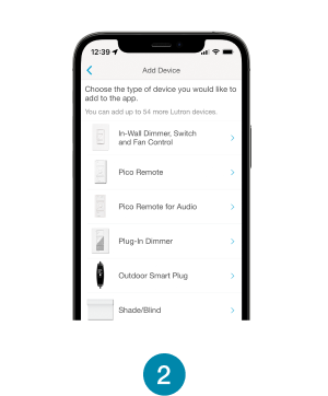 Add devices to the app